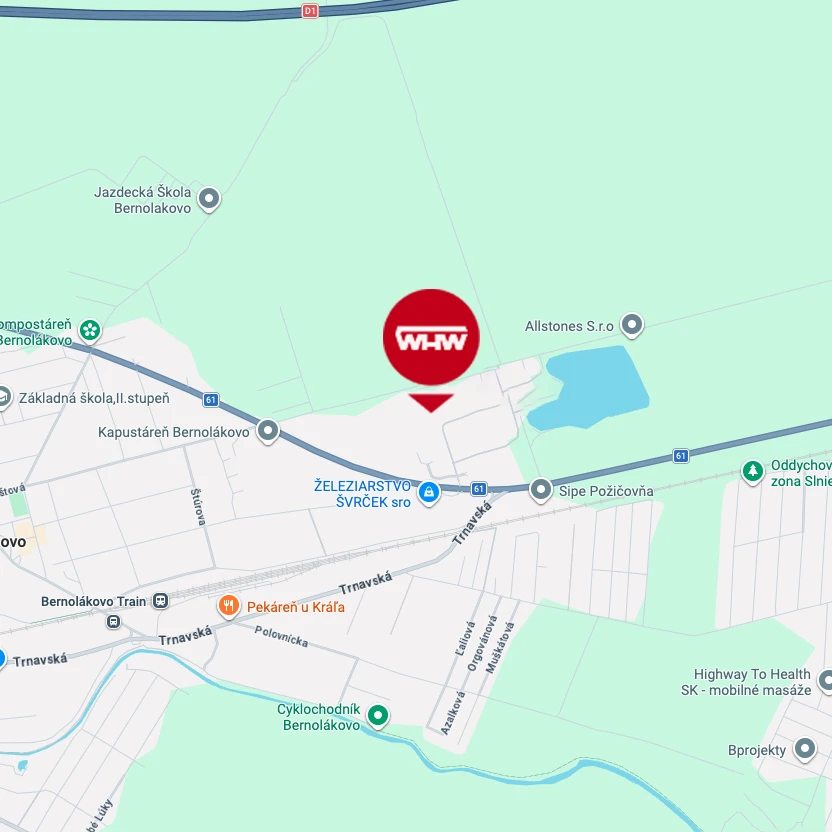 Mapa Bernolákovo