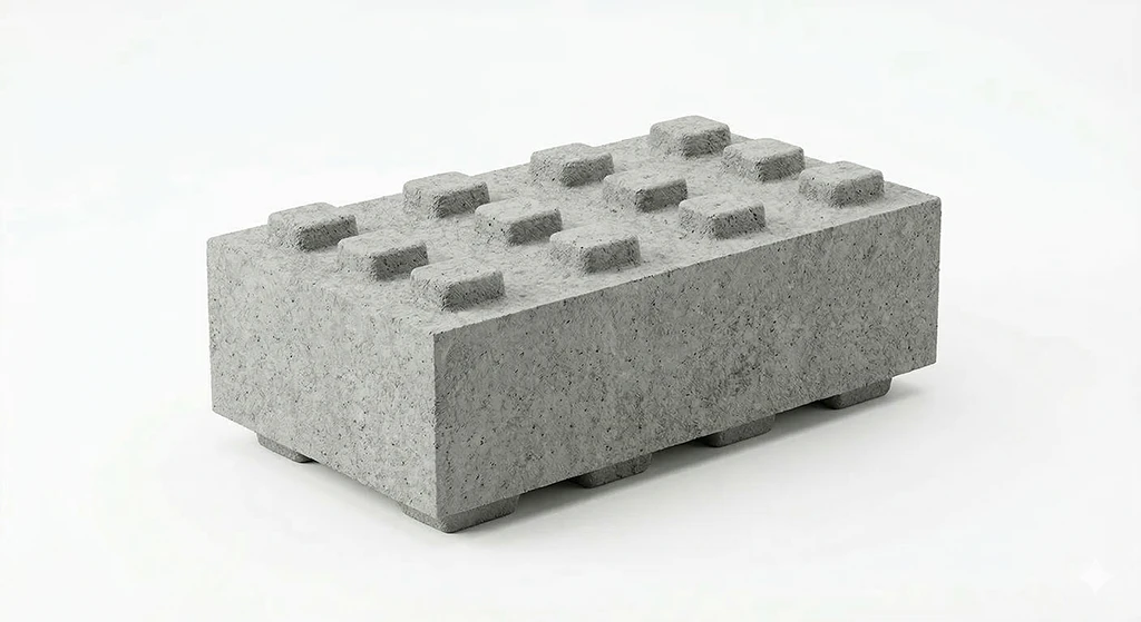 Lego betónové kocky